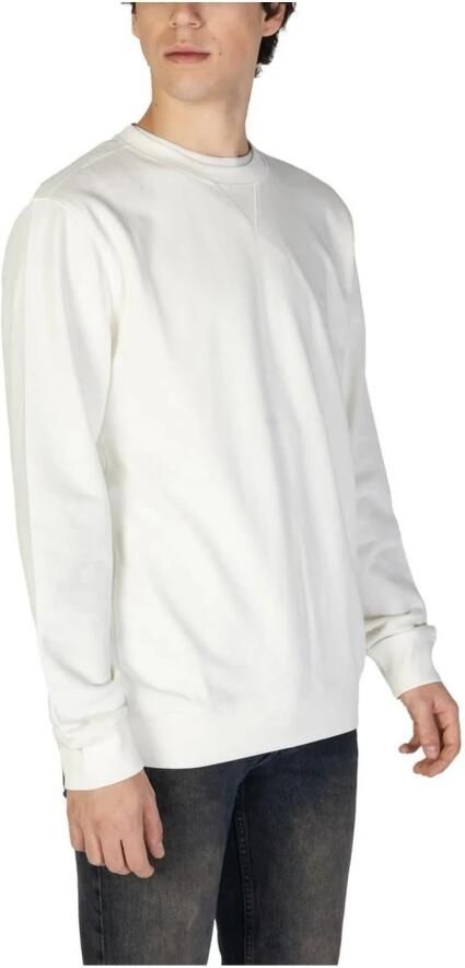 Hugo Boss Klassieke katoenen trui voor mannen White Heren - Foto 3