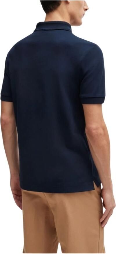Boss Slim fit poloshirt met labeldetail model 'Polston' - Foto 2