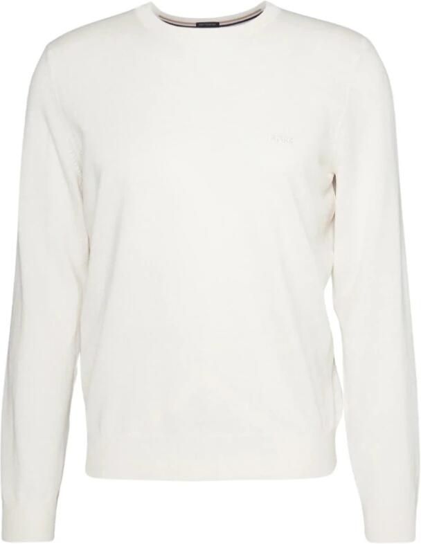 Boss Gebreide pullover van scheerwol met labelstitching model 'Otto' - Foto 13