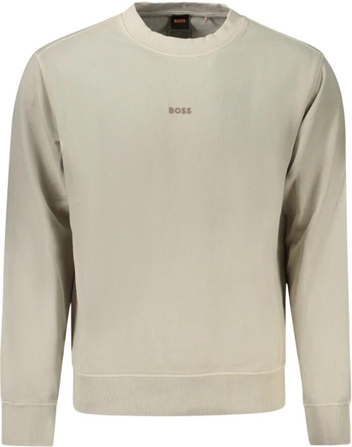 Boss Orange Sweatshirt met labelprint model 'Wefade'