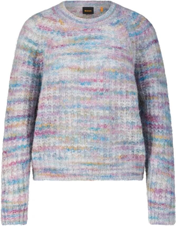 Hugo Boss Multicolor Alpaca Trui Relaxte Pasvorm C_Fiambella Multicolor Dames - Foto 3