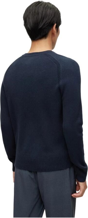 Boss Pullover van kasjmier met ronde hals model 'Maglio' - Foto 3