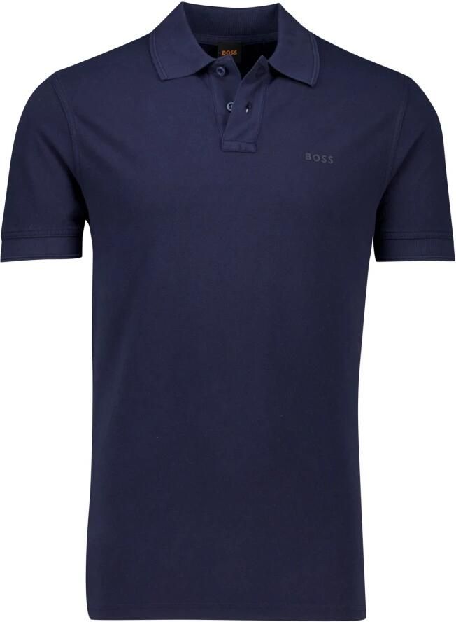 Boss Orange Slim fit poloshirt met korte knoopsluiting model 'Prime' - Foto 4