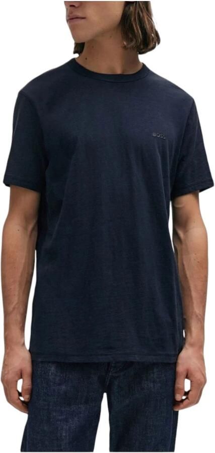 Boss T-shirt Korte Mouw Tegood Basic T-Shirt Dark Blue - Foto 18