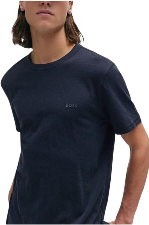 Boss T-shirt Korte Mouw Tegood Basic T-Shirt Dark Blue - Foto 16