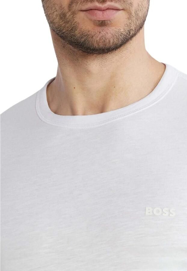 Boss Heren T-Shirt Lente Zomer Collectie 100% Katoen White Heren - Foto 20