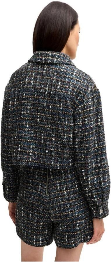 Hugo Boss Blouson in Tweed-Optik met Glitterdraad Multicolor Dames - Foto 4