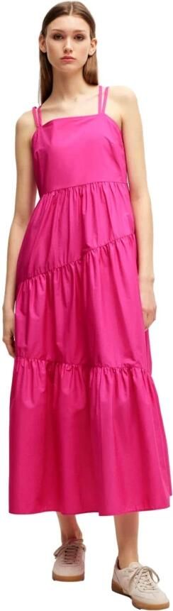 Boss Orange Jurk met spaghettibandjes C_Danvita Premium damesmode met volants spaghettibandjes - Foto 4