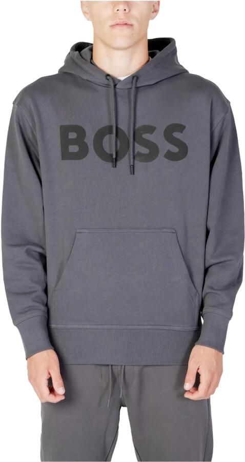 Hugo Boss Lente Zomer Heren Katoenen Hoodie Gray Heren - Foto 2