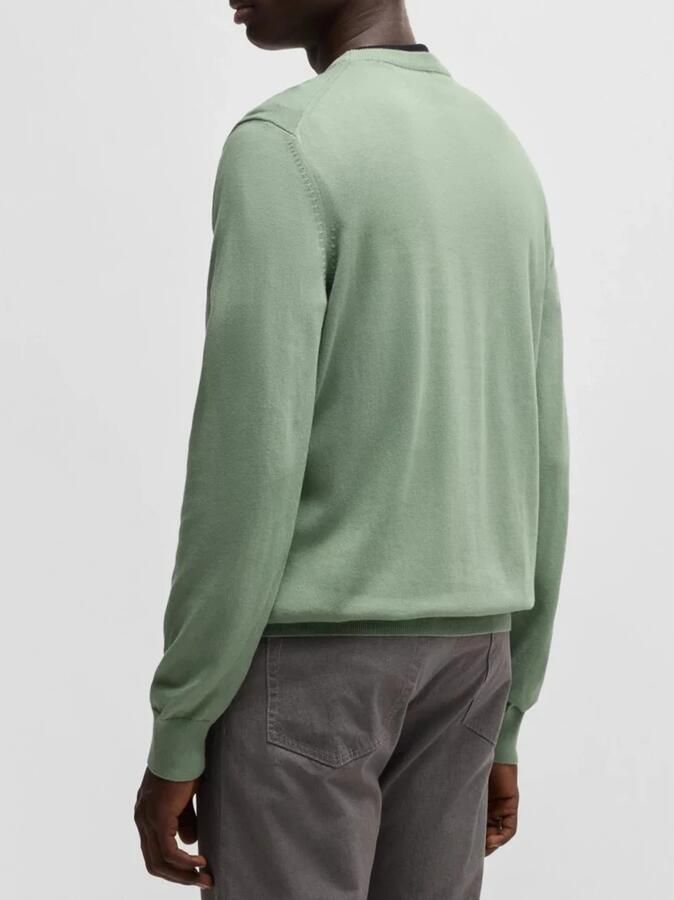 Hugo Boss Licht Pastelgroene Gebreide kleding Green Heren - Foto 7