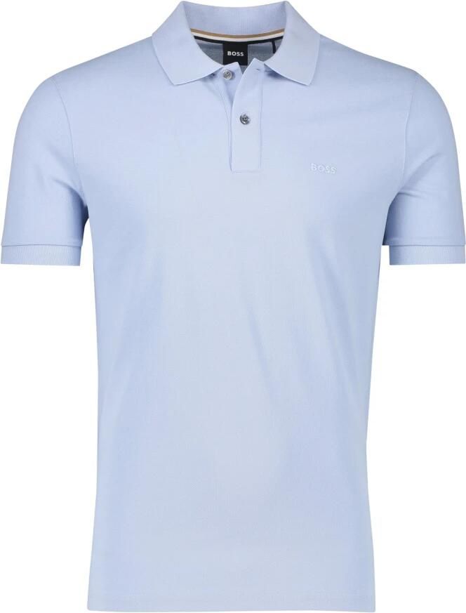 Hugo Boss Lichtblauwe polo met korte mouwen Blue Heren - Foto 2
