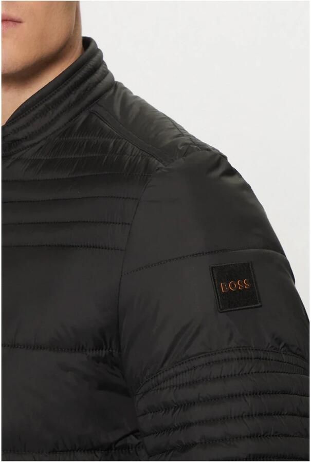 Boss Orange Gewatteerd jack met ritszakken model 'Ostreet'