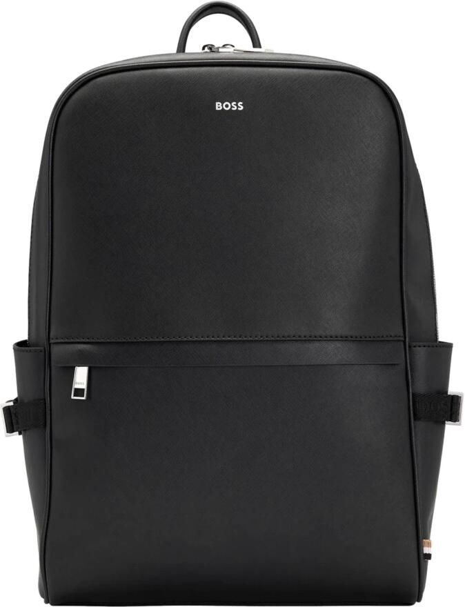 Hugo Boss Logo Detail Zair Rugzak Zwart Black Heren - Foto 4