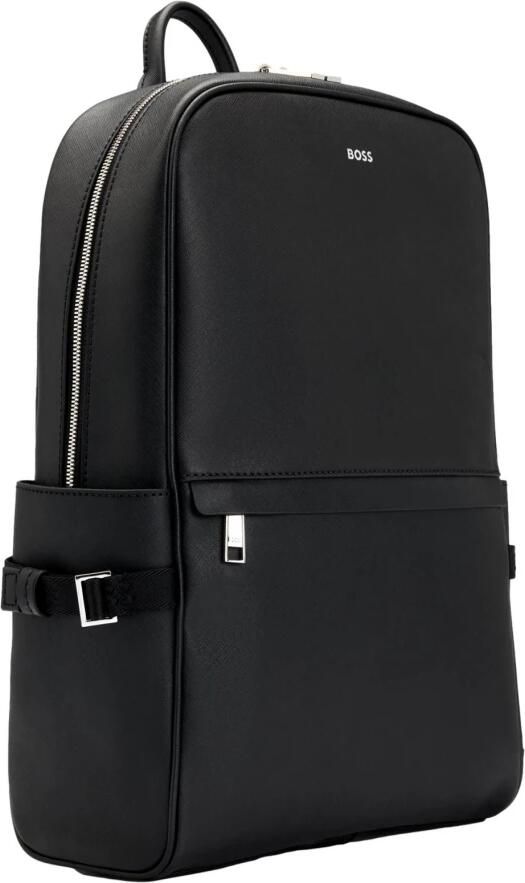 Hugo Boss Logo Detail Zair Rugzak Zwart Black Heren - Foto 2