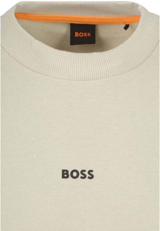Hugo Boss Crewneck Sweatshirt French Terry Fleece Logo Beige Heren - Foto 10