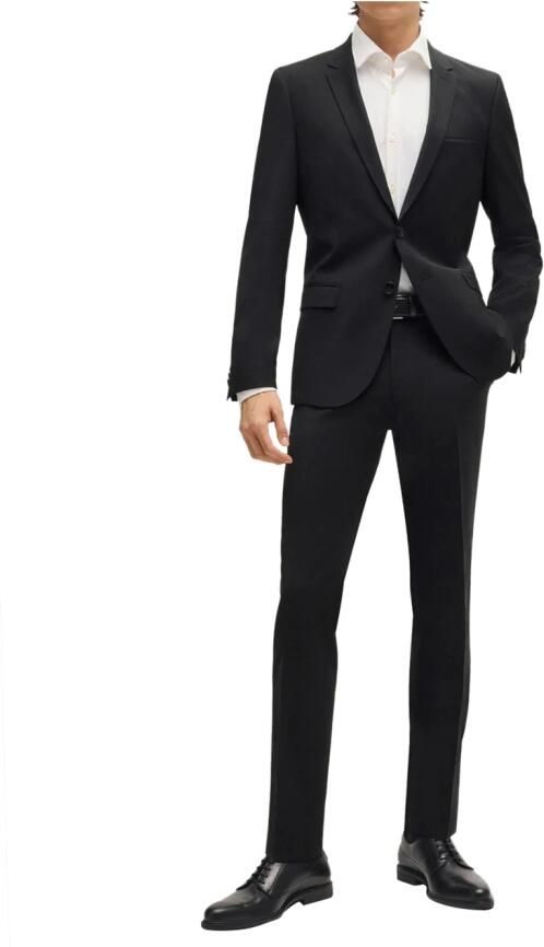 HUGO Extra slim fit pak met labelpatch model 'Arti Hesten' - Foto 6