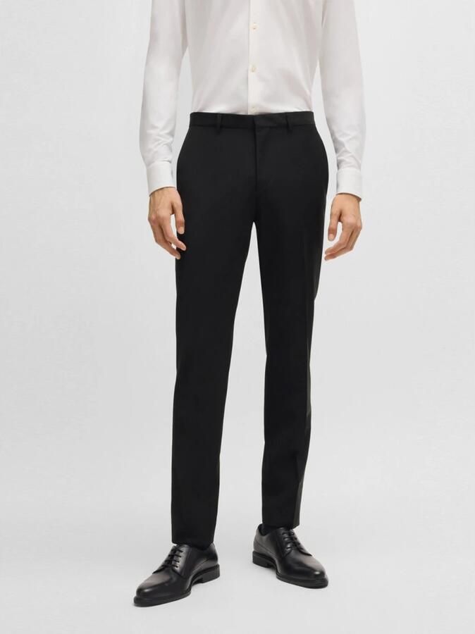 HUGO Extra slim fit pak met labelpatch model 'Arti Hesten' - Foto 4