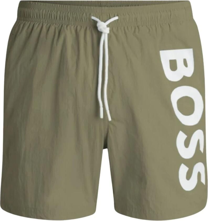 Hugo Boss Octopus Maxi Logo Heren Zwembroek Green Heren