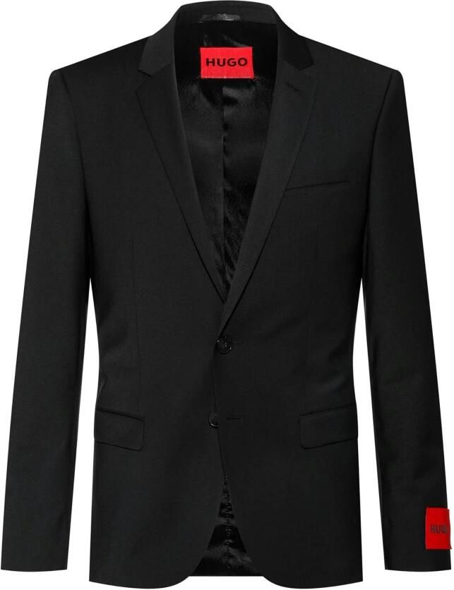 Hugo Boss Op Maat Gemaakte Bi-Stretch Formele Blazer Black Heren - Foto 3