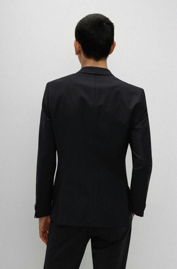 Hugo Boss Op Maat Gemaakte Bi-Stretch Formele Blazer Black Heren - Foto 2