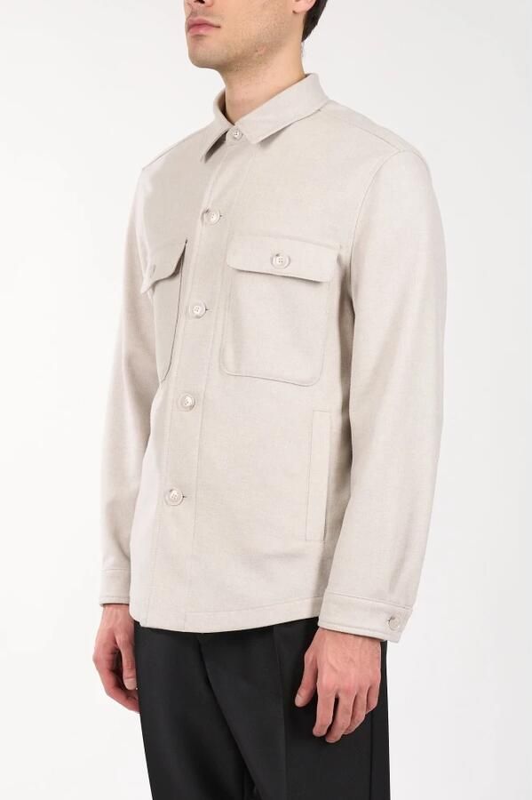 Boss Regular fit overhemdjack met paspelzakken op de borst model 'Hutson' - Foto 11