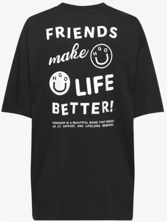 Hugo Boss Oversized Tee voor vrouwen Black Dames - Foto 2