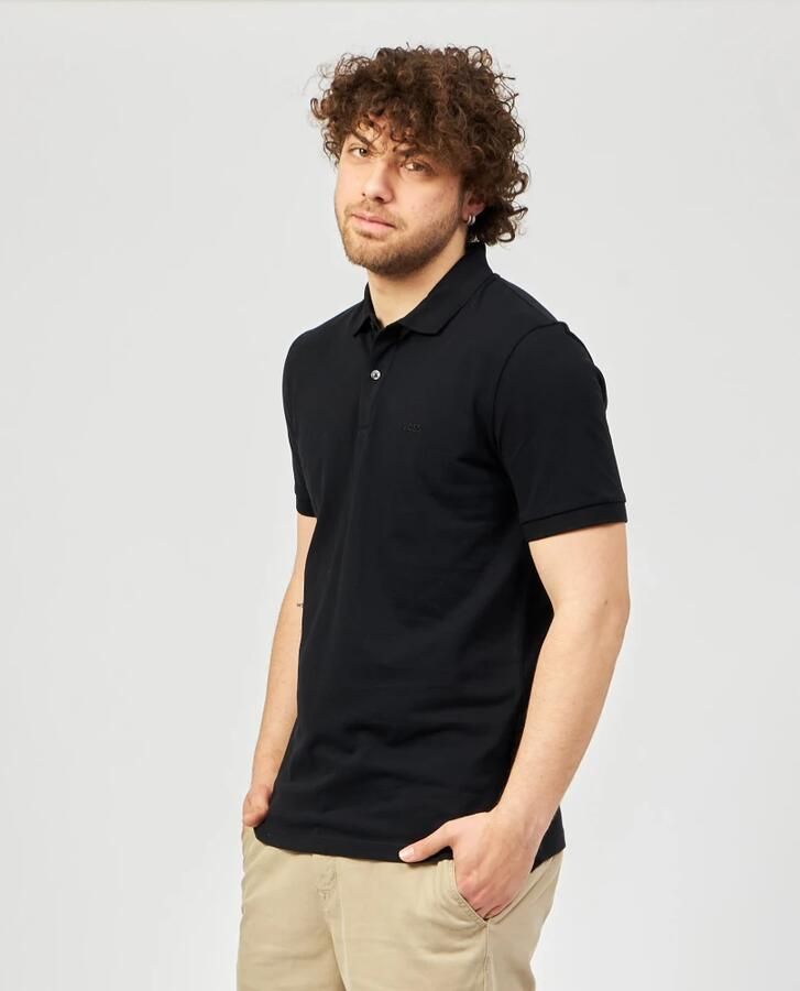 Hugo Boss Biologisch Logo Polo Shirt Black Heren - Foto 8