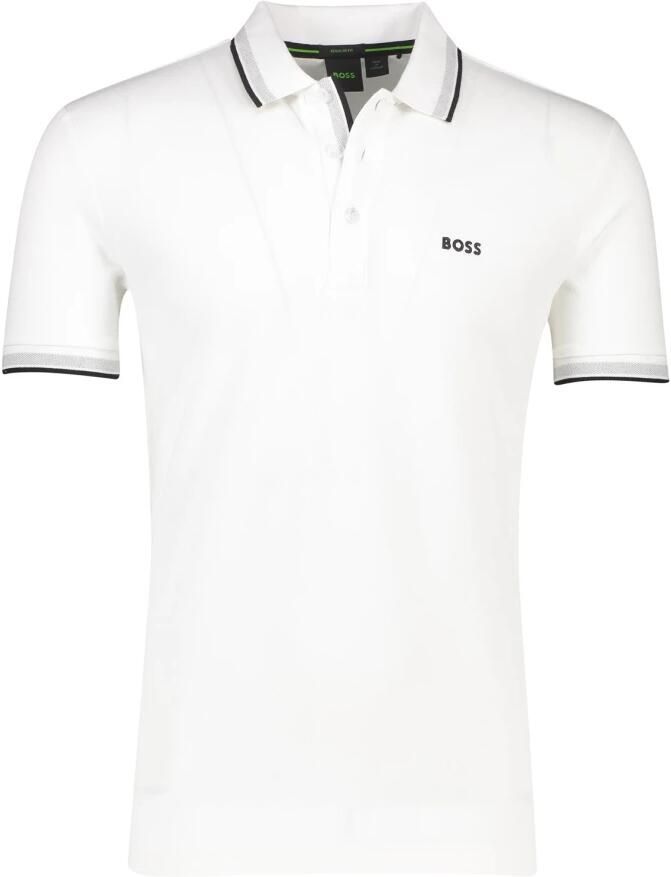 BOSS Green Regular fit poloshirt met labelstitching model 'Paddy' - Foto 9