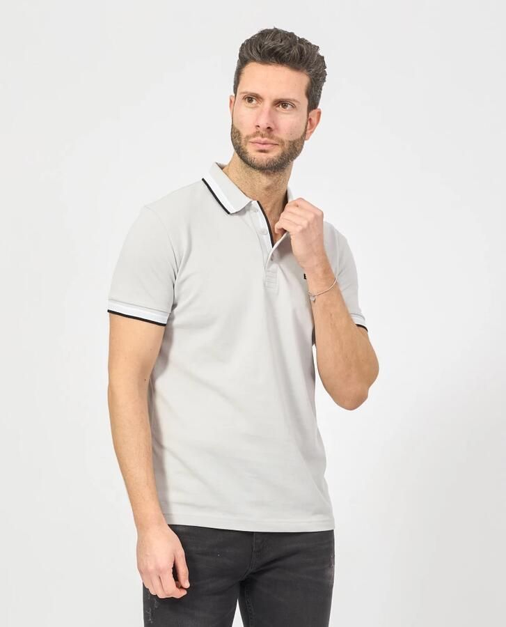 Boss Polo Shirt Korte Mouw Paddy Piqué Polo Shirt Light Pastel Grey - Foto 2