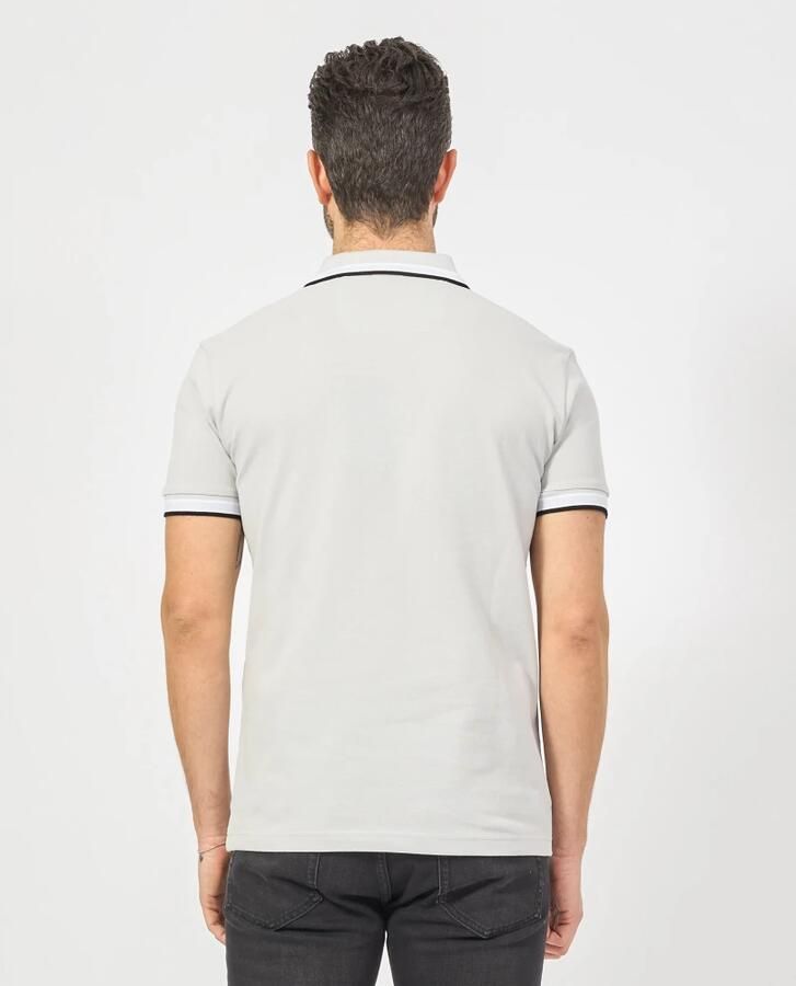 Boss Polo Shirt Korte Mouw Paddy Piqué Polo Shirt Light Pastel Grey - Foto 4