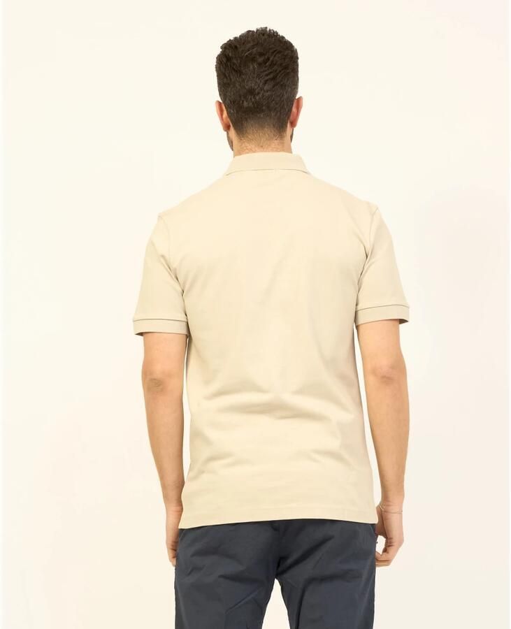 Boss Orange Stijlvolle Beige Polo met Slim Fit en Korte Mouwen Beige Heren - Foto 3