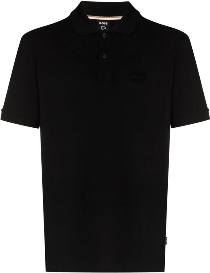 Hugo Boss Biologisch Logo Polo Shirt Black Heren - Foto 11