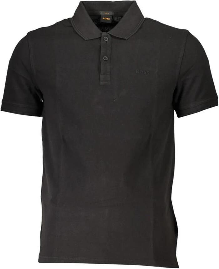 Boss Orange Slim fit poloshirt met labelprint model 'Prime' - Foto 2