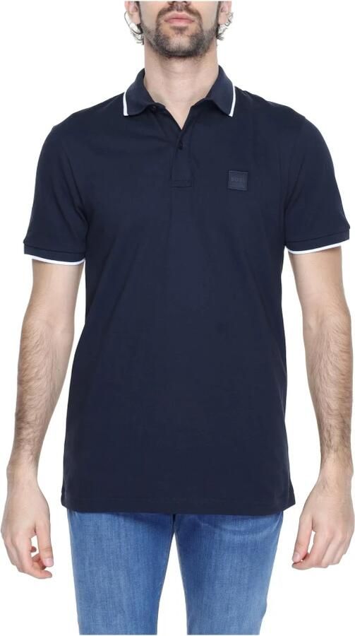 Hugo Boss Katoenen poloshirt met korte mouwen collectie Blue Heren - Foto 19