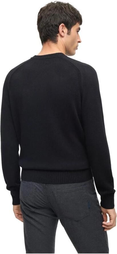Boss Pullover van kasjmier met ronde hals model 'Maglio' - Foto 3