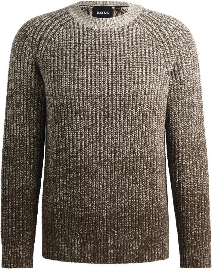 Hugo Boss Regular Fit Multicolor Trui Degrade Gray Heren - Foto 5