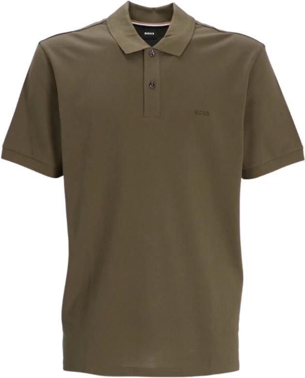 Hugo Boss Regular Fit Polo Shirt Green Heren