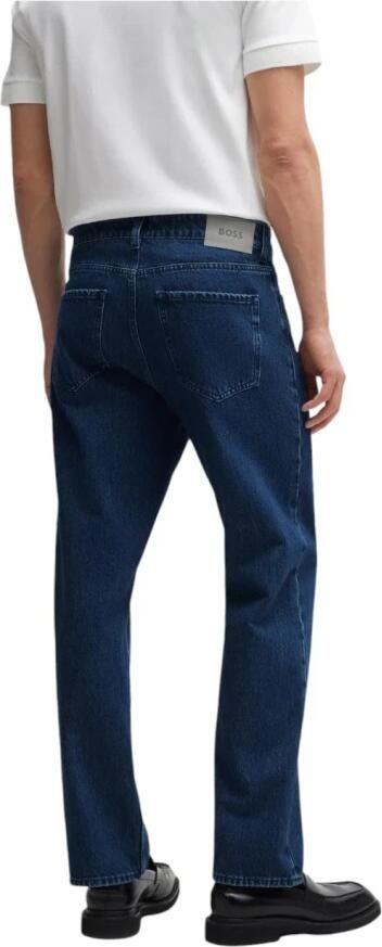 Hugo Boss Relaxed fit katoenen jeans met achterlogo Blue Heren - Foto 3