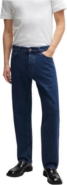 Hugo Boss Relaxed fit katoenen jeans met achterlogo Blue Heren - Foto 4