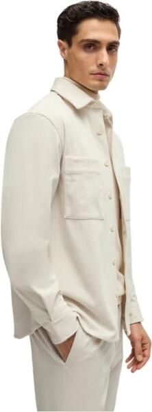 Hugo Boss Ribfluwelen overhemd met Kent-kraag White Heren - Foto 4