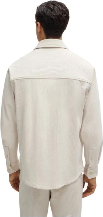 Hugo Boss Ribfluwelen overhemd met Kent-kraag White Heren - Foto 2