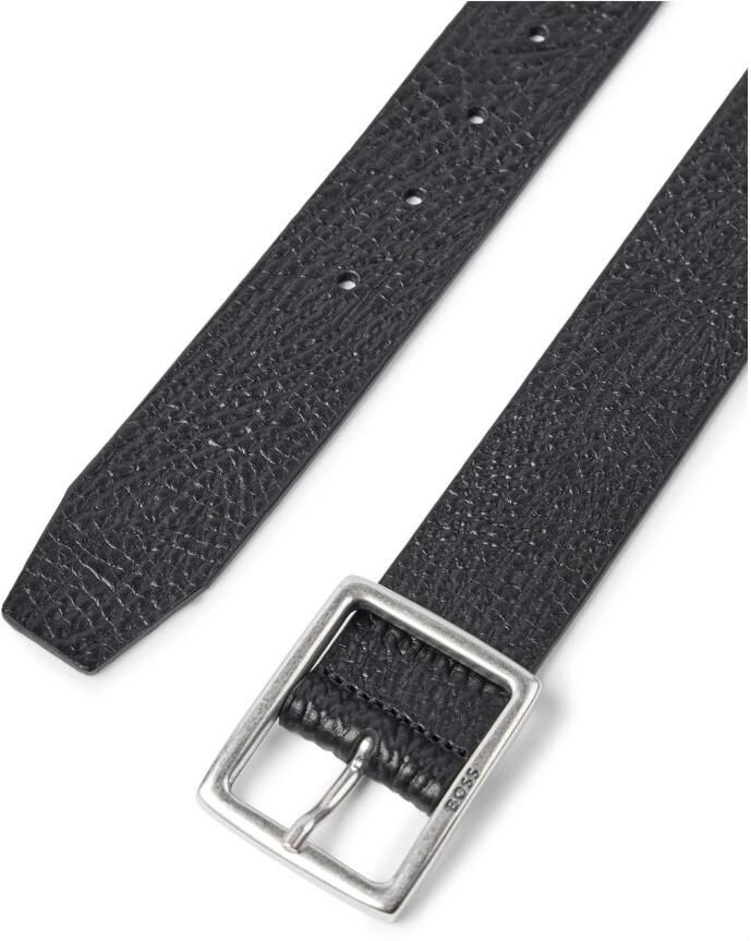 Boss Leren riem Ronnie-Gr_Sz35 van generfd leer - Foto 2