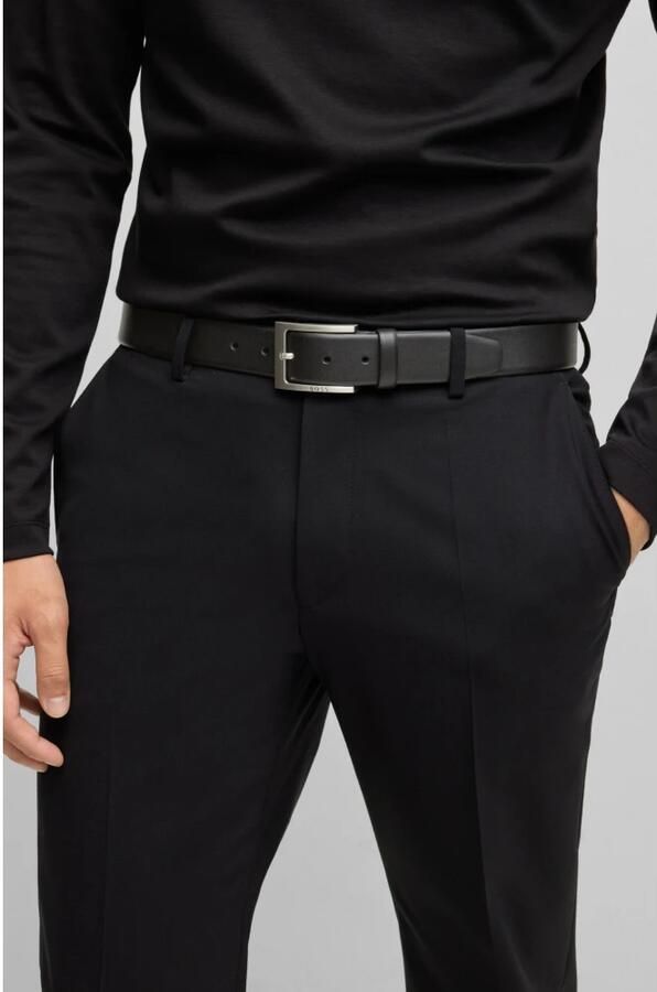 Hugo Boss Kwaliteitsriem met goede prijs-kwaliteitverhouding Black Unisex