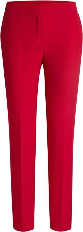 HUGO Skinny fit stoffen broek met persplooien model 'Hagonia'