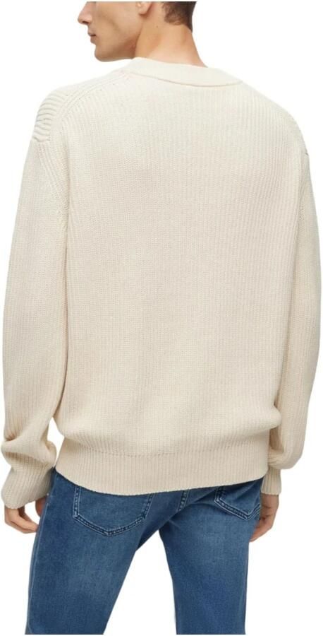 Boss Orange Gebreide pullover met labelpatch model 'Kecol' - Foto 2