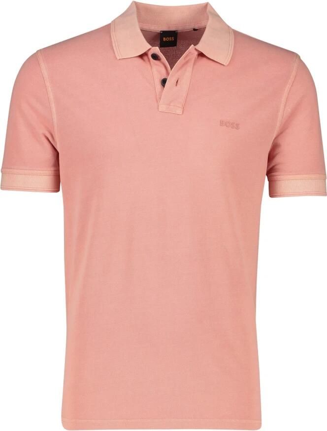 Boss Orange Slim fit poloshirt met labeldetail model 'Prime'