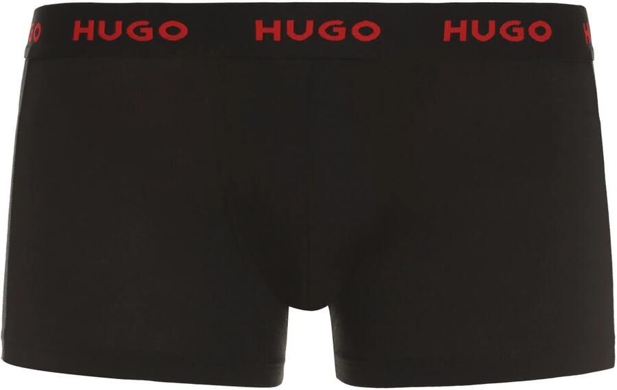 Hugo Boss Set van drie boxershorts met elastische band en logo Black Heren
