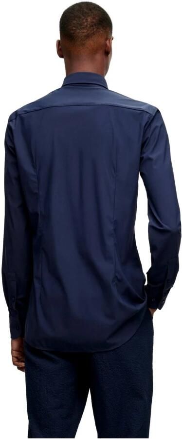 Boss Slim fit zakelijk overhemd met kentkraag model 'Hank' - Foto 6