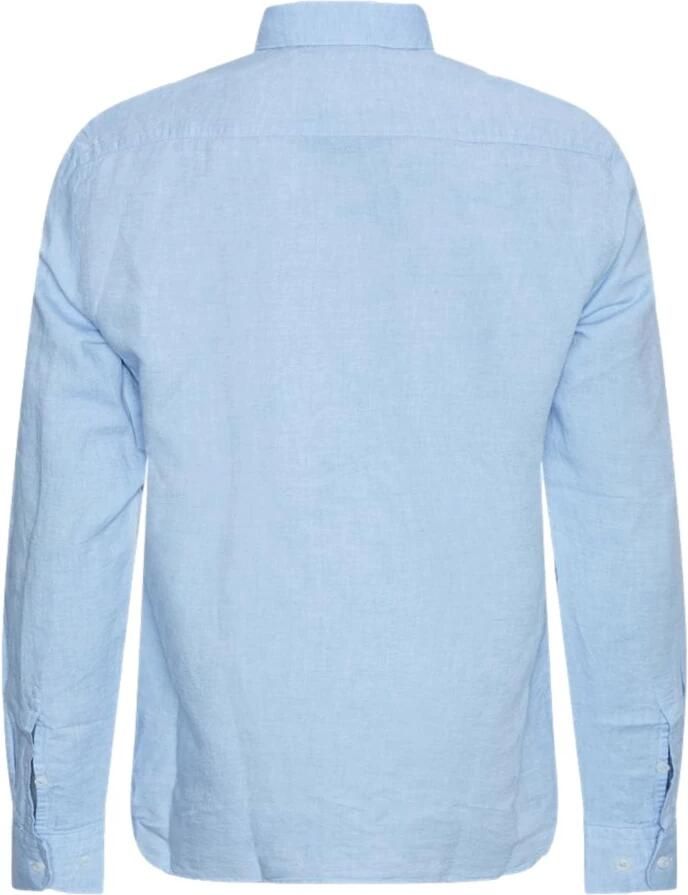 Boss Casual fit linnen overhemd met kentkraag model 'HAL' - Foto 4