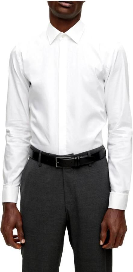 Boss Slim fit zakelijk overhemd met new-kentkraag model 'Hank Tux' - Foto 3